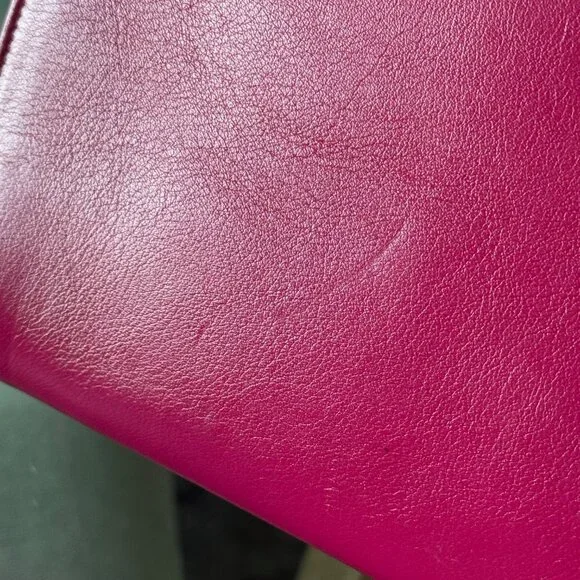 SAINT LAURENT LEATHER Sac de Jour Nano Pink W/Strap - Picture 6 of 12